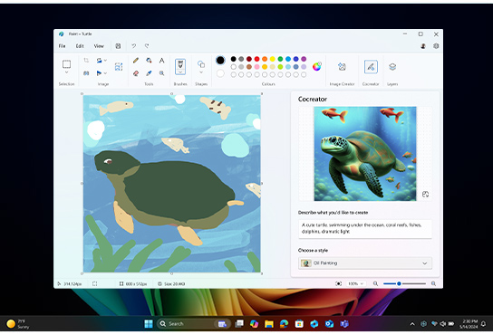 Sketch, generate with Cocreator