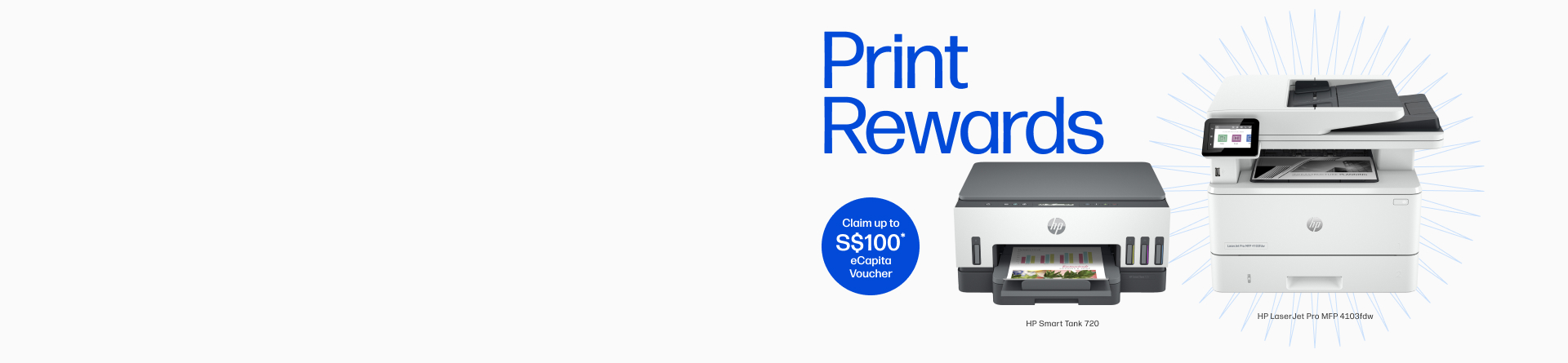 Claim up to S$100* eCapitaVoucher on select printers!